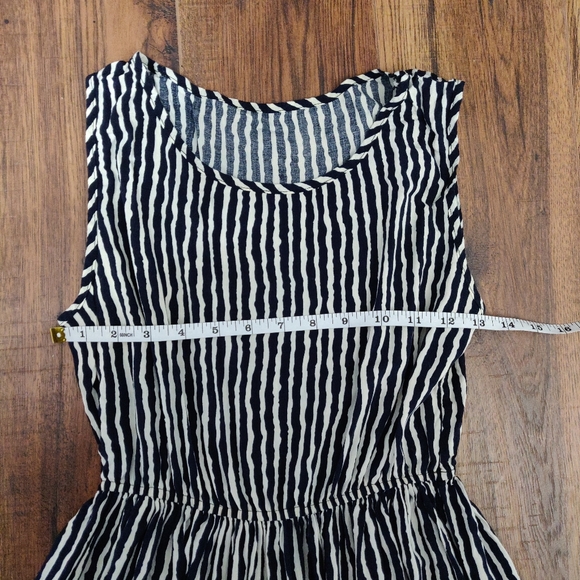 Zebra Print Long Sleeveless Summer Beach Dress - Picture 6 of 8